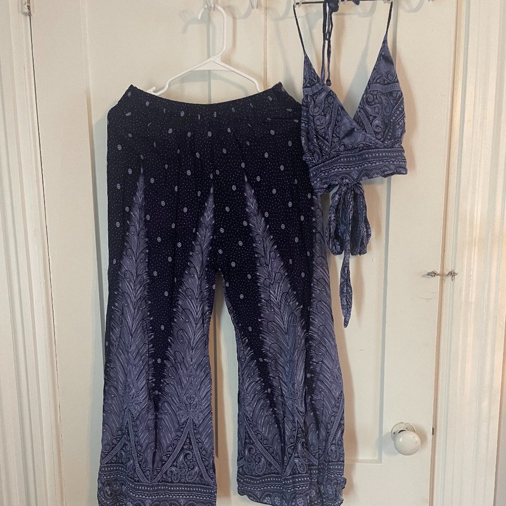 Mexicali Blues two-piece pants and crop top